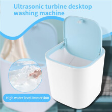 Elektrisch Waschen Maschine, Tragbare USB UnterwäSche Reinigungs Maschine, Socken, Baby Kleidung, Kompakte Waschen Maschine, Weiß