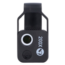 200X HD Tragbares Mobiltelefon-Mikroskop mit LED-Licht, Schwarz