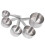Stackable Stainless Steel Measuring Cups Set – 250ml, 125ml, 80ml, 60ml, 30ml 4