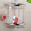 Stainless Steel Bathroom Corner Shelf Rustproof Wall Mounted Shower Storage Rack SpaceSaving Design 2