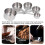 Stackable Stainless Steel Measuring Cups Set – 250ml, 125ml, 80ml, 60ml, 30ml 11
