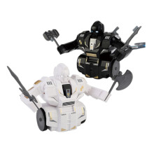 RC Fighting Robot Toy with Wireless Battle Play and Smart Interactive Actions for Kids 612 White