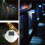 Waterproof Solar Gutter Lights 3 LEDs, 12x6cm, White Shell 5
