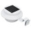 Waterproof Solar Gutter Lights 3 LEDs, 12x6cm, White Shell 16