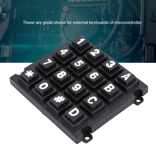 4x4 Keypad Module with 16 Keys, Reliable Tactile Feedback for Arduino and Microcontroller Projects 2