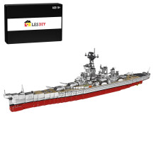 Military Battleship Model WW2 Aircraft Carrier MOC Navy Cruiser Building Set 2631PCS
