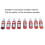 8pcs Lip Microblading Practice Ink Set 120ml | Semi Permanent Pigments 4
