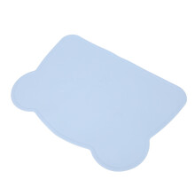 Silikon-Bären-Setztisch, verstärkt, rutschfest, hitzebeständig, weich, elastisch, blau