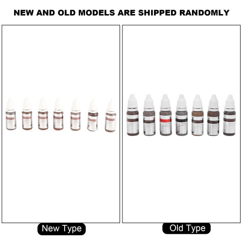 7pcs 15ml Microblading Eyebrow Practice Ink, Fast Coloring & Strong Penetration 2