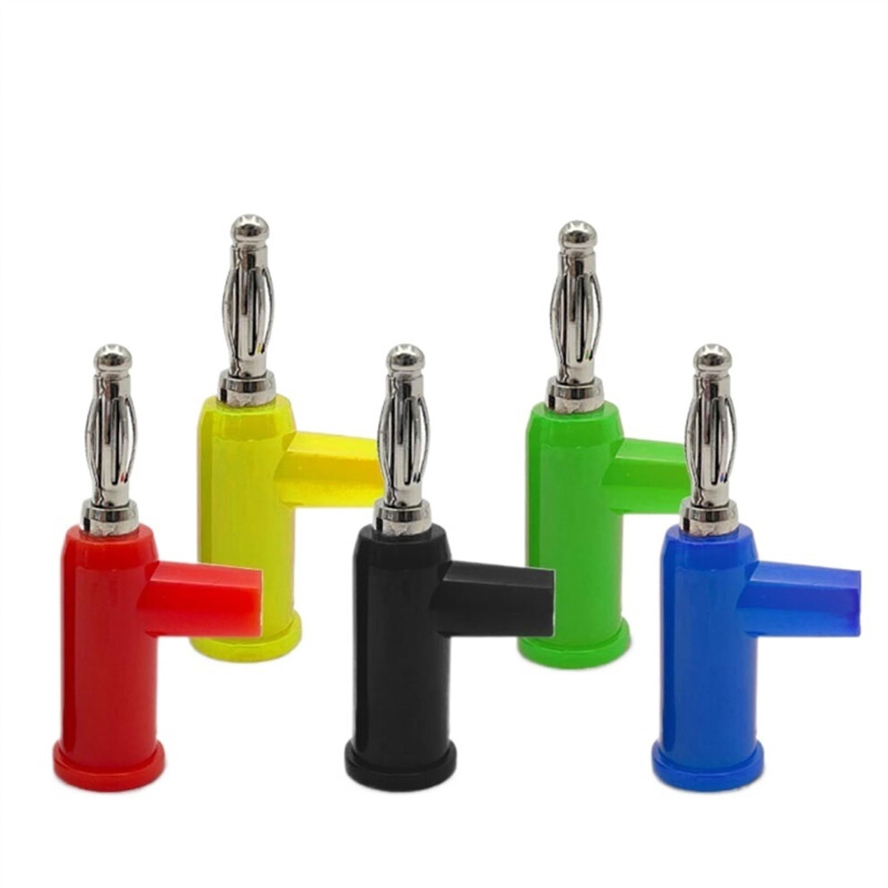 40Pcs 4Mm Stackable Banana Plug Set Red And Black, Nickel Plated Speaker Wire Connectors For Secure Solder Connection 9073542681830