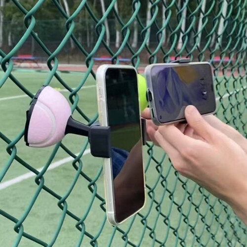 Universals Tennis Net Camera Mount Bracket Secure Clip On-Green 2