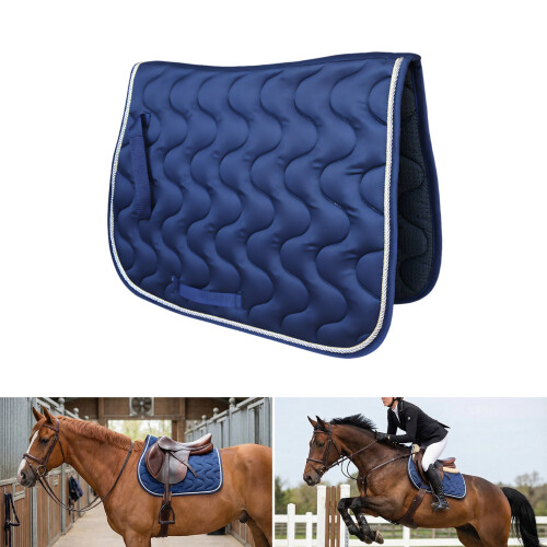 Horse Riding Saddles Mat With Double Layer Padding For-Red 2