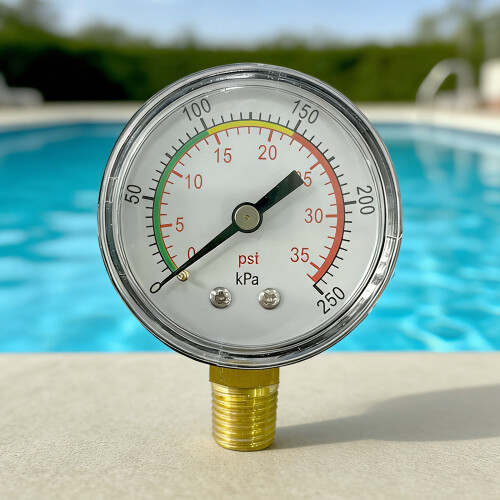 Professional Design Plastic Pool Pressure Gauge For Residential 1