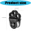 Smooth Rolling Double Bearing Pulley Perfect for-Red Silver 4