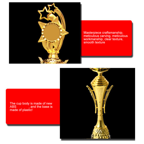 Golden Plastic Winners Award Trophäen Victory Cup Trophäen-1 1