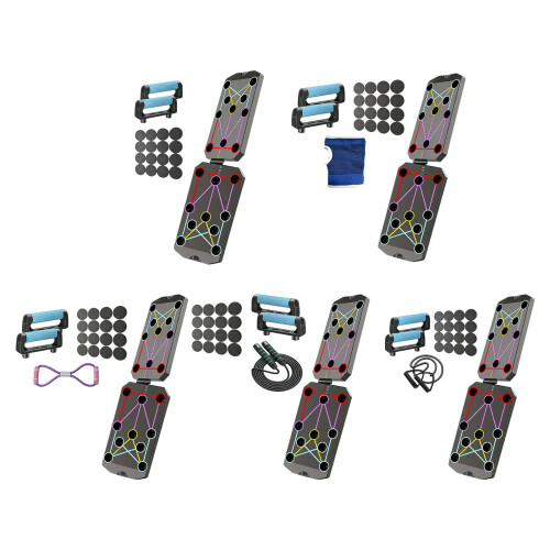 Portable Foldable Push Up Boards Strength Training Rack Home-4 1