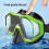 Wide View Water Resistant Swimming Glasses with Adjustable-5 3