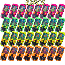 32 Pack Handheld Water Ring Game Set for Kids Party Favors, Screen Fun Battery Gameplay