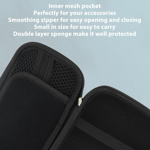 Double Layer Shockproof Hard Shell Travel Carrying Case with Accessory Storage for RG505 2