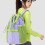 Nylon Hiking Pack Double Shoulder Bag For Long-orange. color 3