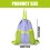 Sportlicher Outdoor-Rucksack, ergonomische-orange. Farbe 4