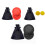 2Pcs Silicone Golf Training Pad Golf Swing Improvement-Yellow 2