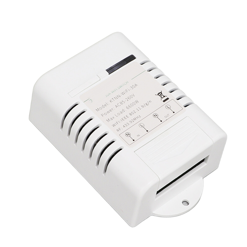 Smart Wifi Switch 85-260V 6600W Voice/Remote Control, App Compatible 6901390466275