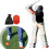 Pack Of 2 Golf Swing Training Mats For Stability And-Black 3