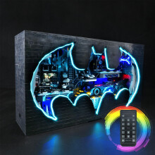 LED Lighting Kit for 76252 Batcave Shadow Box – Precise Color Matching and Easy Part Replacement