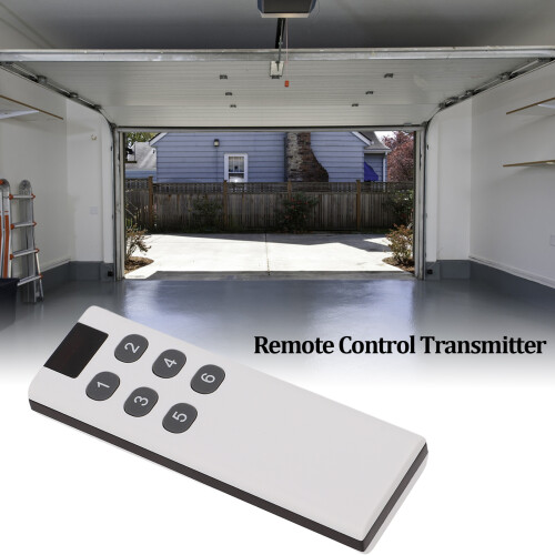 433MHz Wireless Remote Control 6 Keys 109yd Range ABS Silicone 2