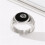 2X 8  Pool  Ring,Adjustable Number Black 8 Eight Pool Billiard Ring, for Pool Lovers, Billiards Men'S Ring 2