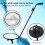 2X Undercarriage Inspection Mirror,Magnifying Under Vehicle Inspection Security Mirror Foldable Adjustable Angle 8