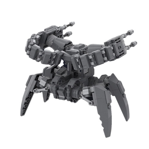 Mecha Robot Building Kit 236‑Piece Compatible with  Poseable Armor Model with Modular Weapons 2