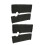 4 Pcs Level 5 Cut Resistant Sleeves, Black, Multiple Sizes 14