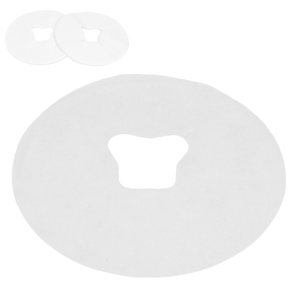 100Pcs Disposable Breathable Face Covers 29x29cm Skin-Friendly for Spa Beauty Salon