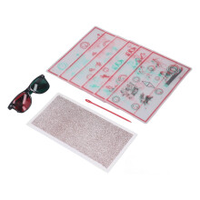 Vision Therapy Kit with Low Vision Test Chart Red Green Tranaglyph and Convergence Training Glasses