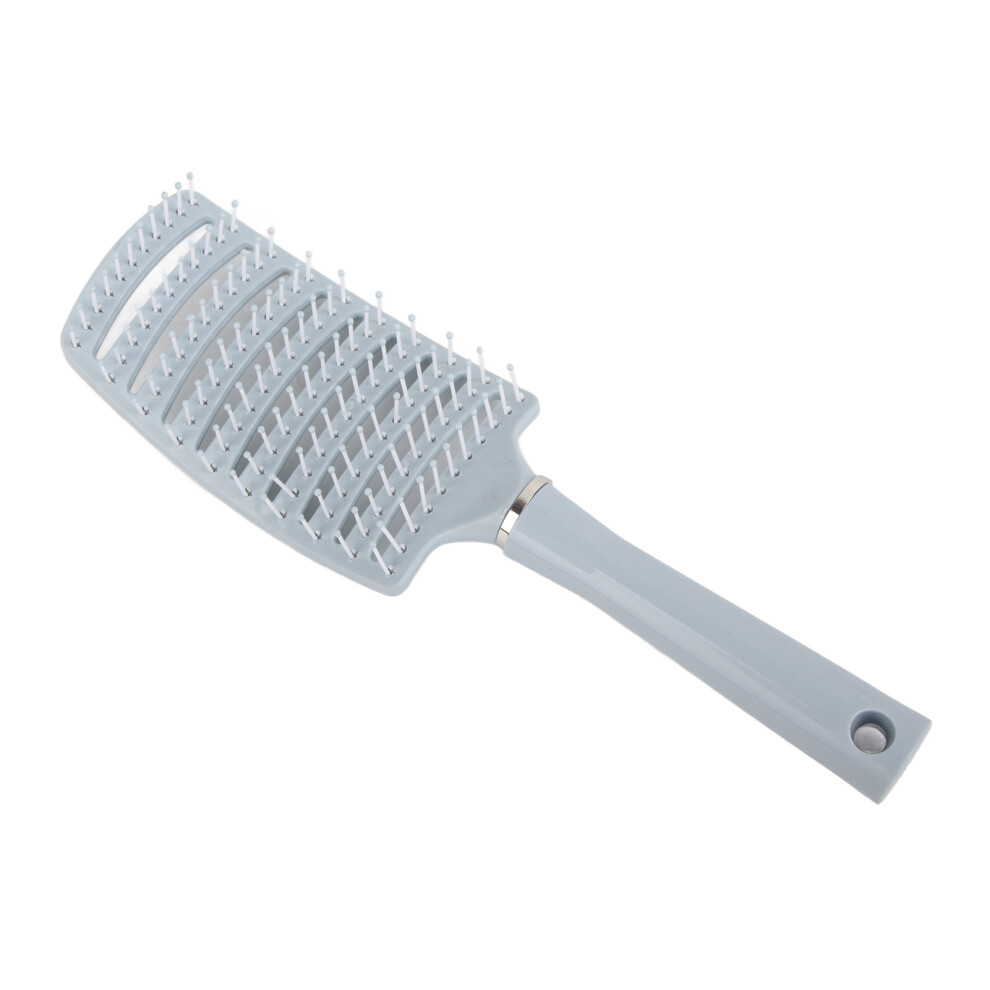Blue Professional Vented Paddle Hair Brush For Thick Straight Hair, 25X7.5cm
