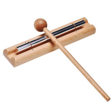 Meditation Chime Set with Mallet, Clear ThreeTone Sound Mindfulness Bells for Yoga and Teachers