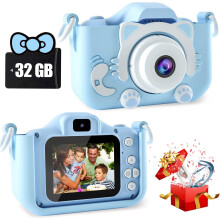 Kids Digital Camera 1080P HD Video with Selfie Mode, Toddler Camera for Ages 312 Boys and Girls Gift