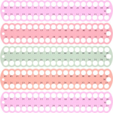 5Pcs Embroidery Floss Organizer Thread Holder Storage Board for Cross Stitch and Needlework