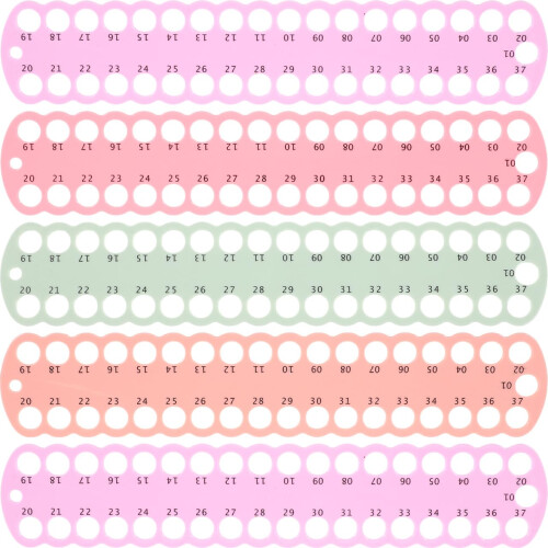 5Pcs Embroidery Floss Organizer Thread Holder Storage Board for Cross Stitch and Needlework