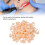 100pcs Silicone Microblading Ink Ring Cup, 13mm Diameter, Microblading & Eyelash Glue Holder 13