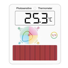 Soltermometer, Akvariumtermometer, Ljustermometer, Stor Skärm, Ultravid Betraktningsvinkel LT21A