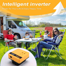 Power Inverter Inverter Adapter Power Supply Inverter for Outdoor Work for