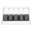 10Pcs Black & White Polyester Sewing Thread, High Strength, 6x3.3cm 2