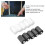 10Pcs Black & White Polyester Sewing Thread, High Strength, 6x3.3cm 7