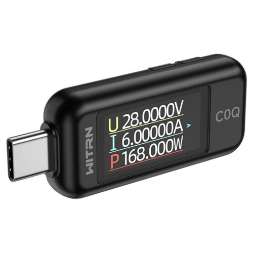 WITRN Precisions USB USB C Charging Detectors 3.1 Voltagens e Correntes Compatíveis Display Meter C0Q 1