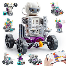 24in1 STEM Robotics Kit for Kids Ages 812, SnapIn Circuit Design, Creative STEM Learning Toy