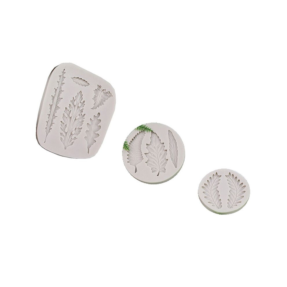 Tauoh Leaf Chocolate Mold 3D Silicone Mold Leaf Candy Mold Soft Candy Mold Used For Diy Cake Decoration