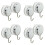 Suction Hook 8 Pack Vacuum Stainless Steel Suction Cup Hooks,Triple Hooks Wall Hook,Bath Towel Hook 2